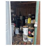 Bulk Lot of Paints, Fluids, Flammables