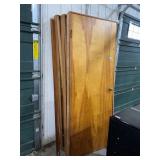 (3) Wooden Interior Doors with Frames 31 1/8" x 8