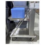 Cart Tray Lot with 50 Blue Trays 30x16x37