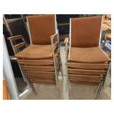 11 Metal and Wood Frame Chairs