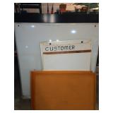 Dry Erase Board, Easel, and Cork Board Lot