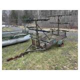 Metal Canoe or Kayak Transport Trailer