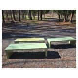 3 Benches 60x18x16