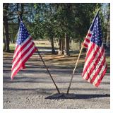 US Flags on Homemade 8