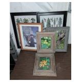 6 Framed Art Prints and Photographs