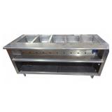 Low Temp GHF-5-B Stainless Gas Steam Table