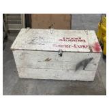 Wood Trunk Courier-Express Newspaper