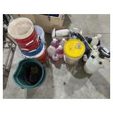 Buckets and Cleaning Supplies