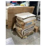 Armstrong assorted 12x12 and 24x24 tiles