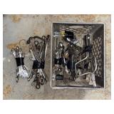 Large Group of Wrenches & Hand Tools in Crate