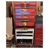 Metal Tool Chest with Drawers, 27x18x68 in
