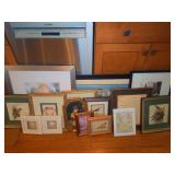 12 Framed Wall Art Pieces, Largest 18x36