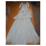 Antique Satin Wedding Gown with Train