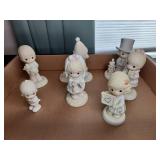 Precious Moments Porcelain Figurines Lot