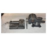 Bench Vise Pair Including Bessey and Unmarked