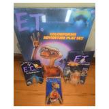 E.T. Toy and Collectible Lot (4 Items)