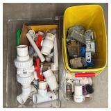 PVC Plumbing Parts and Electrical Boxes