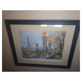 Paris Pont Alexandre III Framed Art 20x15
