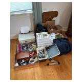 Office Supply Lot with Canon Printer and Bags