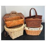 Woven Baskets, Large Basket 16"x14"x12"