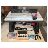 Craftsman Router Table with Router and Accessories