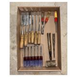 Wood Chisel and Tool Lot, Buck Bros, Crafts,
