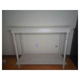 Wood Console Table 37.5x14.5x32"h