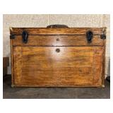Wood Machinist Tool Chest with Contents 20"x9"x13"
