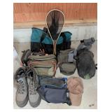 Fishing Gear w/ Boots, Net, and Bags Incl. Orvis