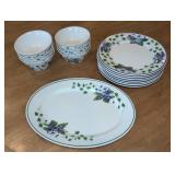 Waverly Garden Room Sweet Violet Dinnerware Set