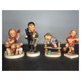 (4) Goebel Hummel Porcelain Figurines