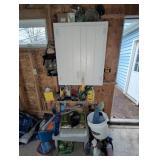 Garage Cabinet and Assorted Household Items