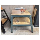 Shop Fox Work Stand with Plywood Shelves