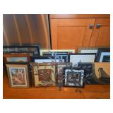 Framed Art and Wall Hanging Lot, Largest 12x12