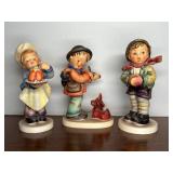 (3) Goebel Hummel Porcelain Figurines