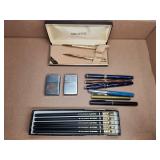 Writing Instruments and Lighters Lot