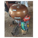 Charcoal Grill with Accessories 23" x 40"