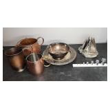 Metalware and Barware Lot
