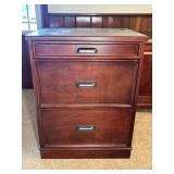 Wood Three-Drawer File Cabinet 24"x19"x31"