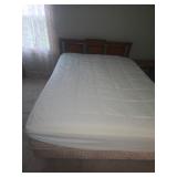 Queen Mattress Set with Headboard and Topper