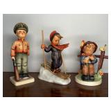 (3) Goebel Hummel Porcelain Figurines