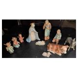 Goebel Hummel Porcelain Nativity & Others (13 Pcs)