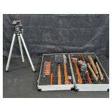 BBQ Grill Tool Set in Case and Tripod Stand