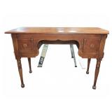 Wood Desk with Two Drawers 44ï¿½x18ï¿½x29ï¿½