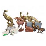 Carved and Cast Animal Figurines