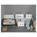 Porcelain Figures, Trees, and Accessories