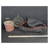 Basketball Toss Game, Vintage Fishing Gear Lot