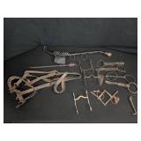 Antique Metal Horse Tack and Bits
