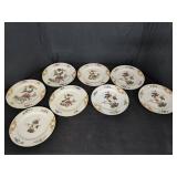 8 Czechoslovakia Bird Plates