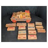 Holgate Toys Wooden Train Blocks Set with Cart